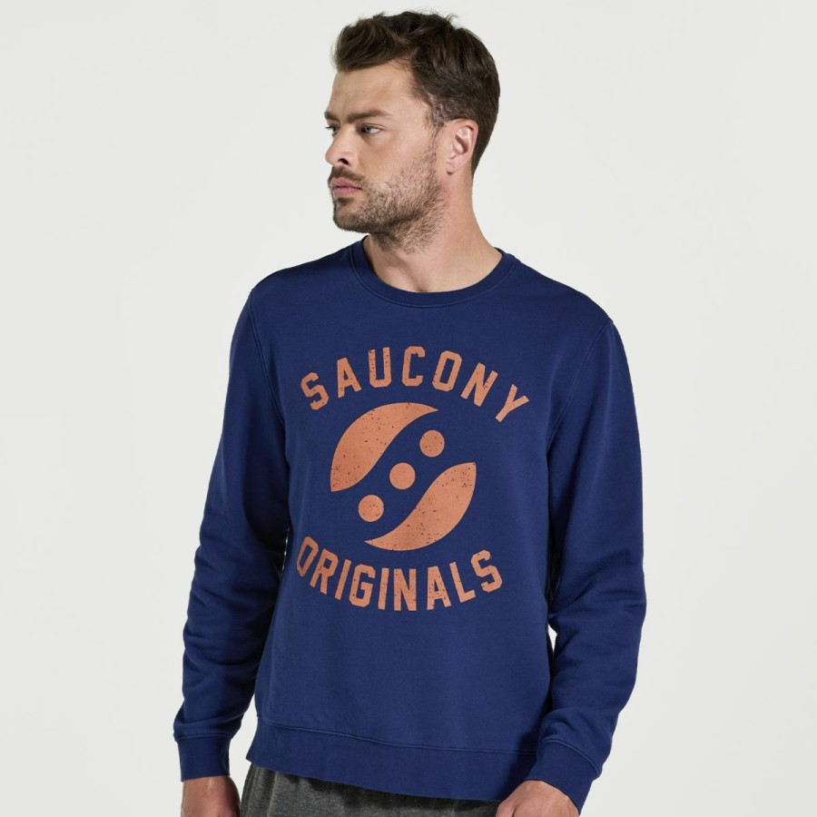 Clothing * | Saucony Best Quality Men'S Rested Crewneck