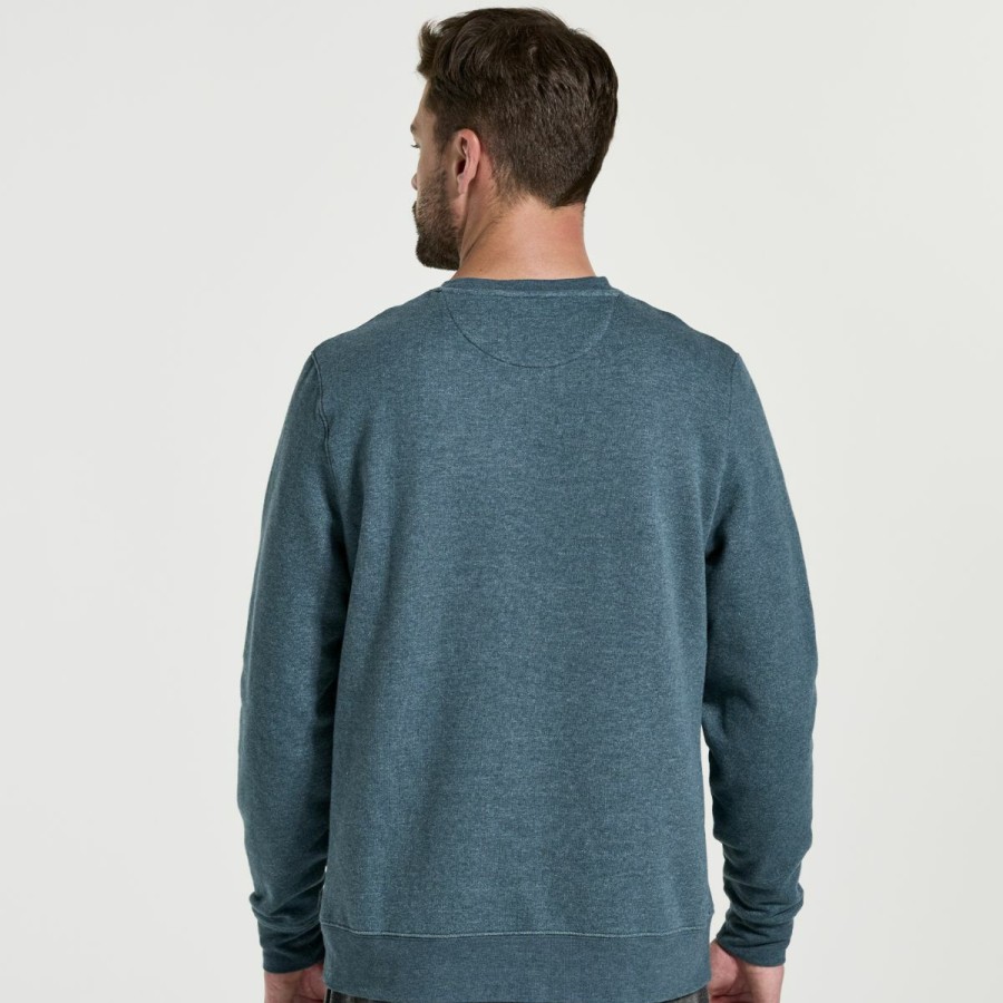 Clothing * | Saucony Less Expensive Men'S Rested Crewneck