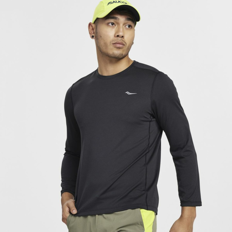 Clothing * | Saucony Special Men'S Stopwatch Long Sleeve