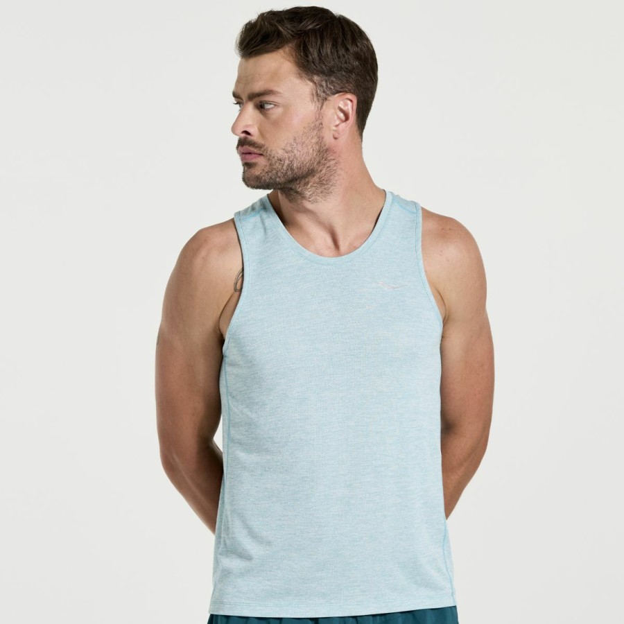 Clothing * | Saucony Special Offers Men'S Stopwatch Singlet