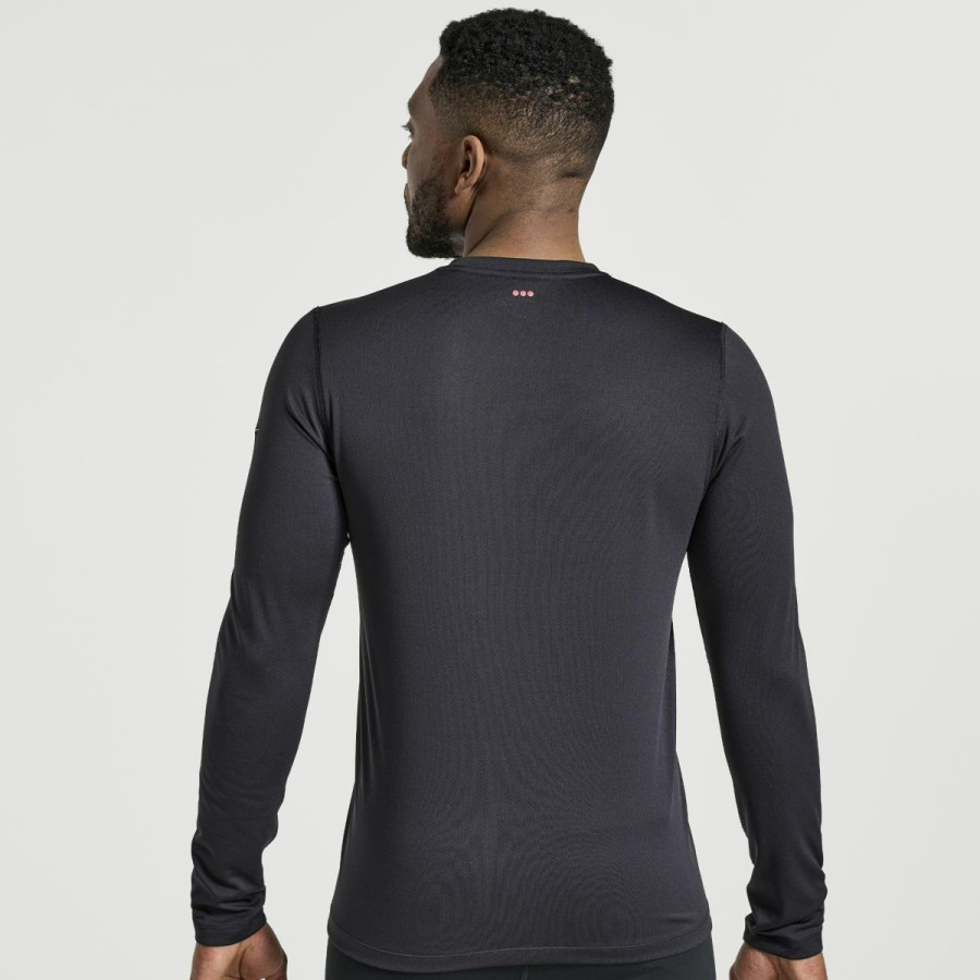 Clothing * | Saucony Best Sellers Men'S Stopwatch Graphic Long Sleeve