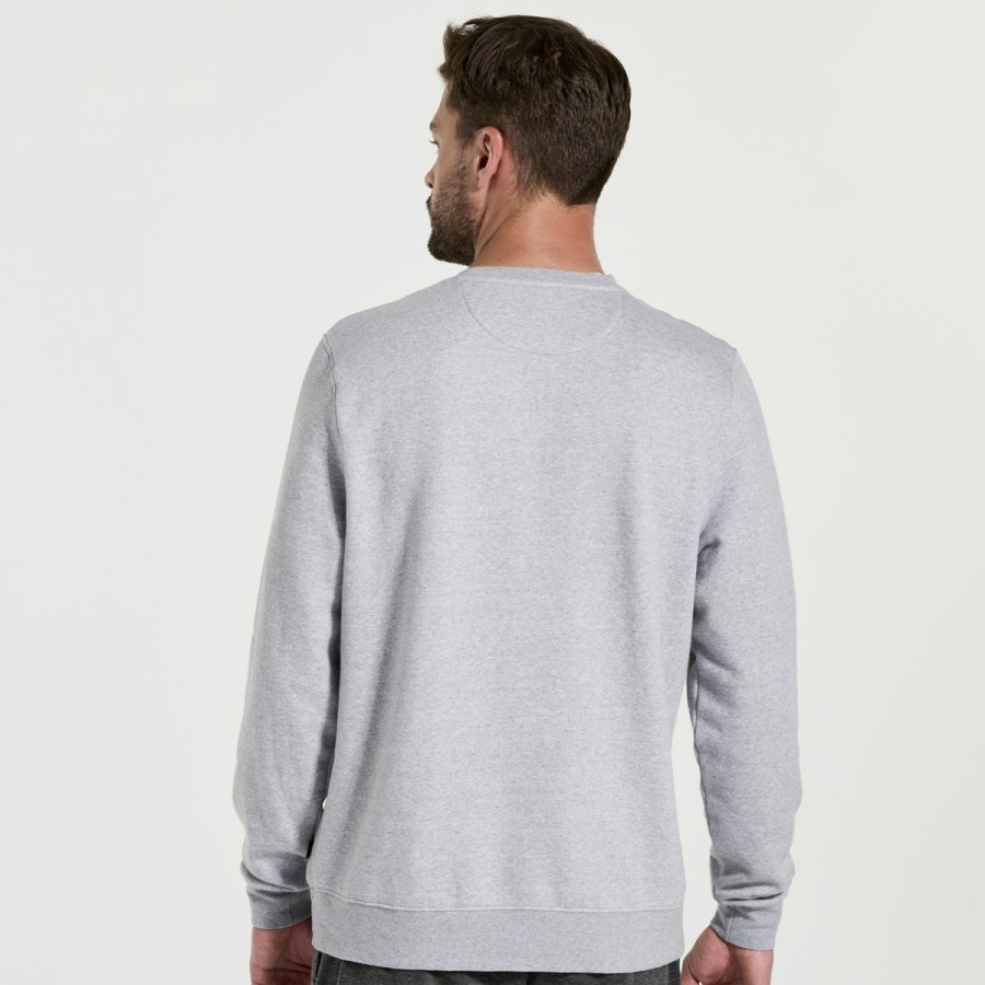 Clothing * | Saucony Discount Men'S Rested Crewneck