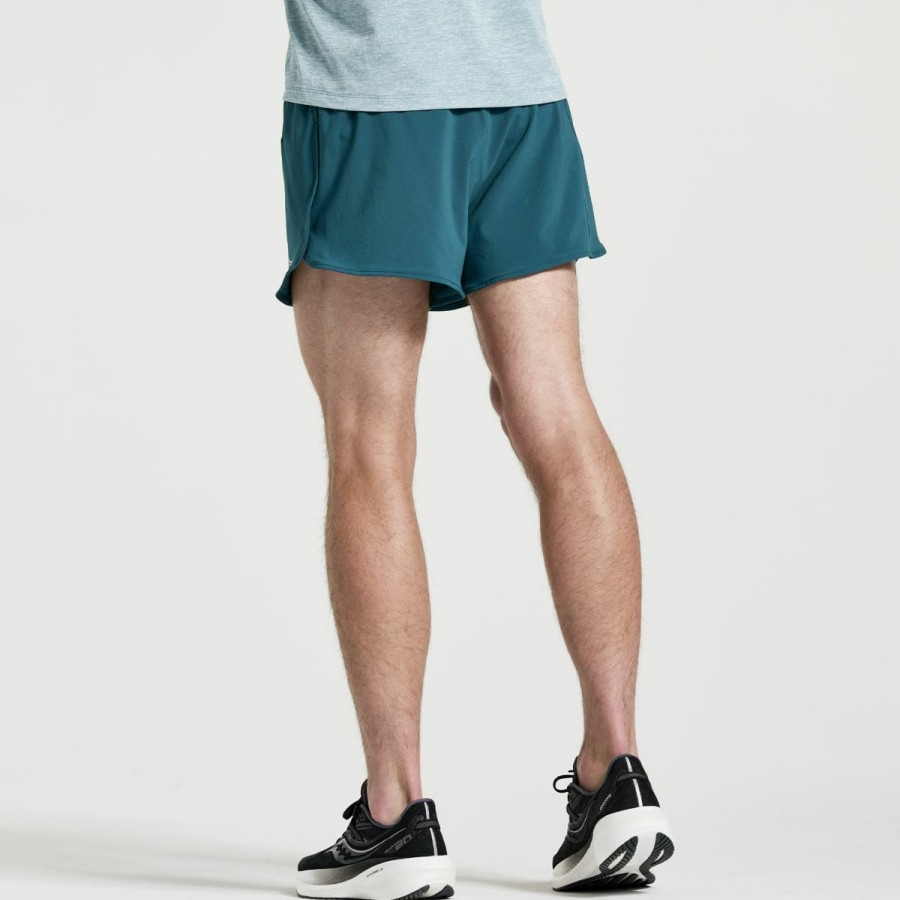 Clothing * | Saucony Fashion Men'S Outpace 2.5 Split Short