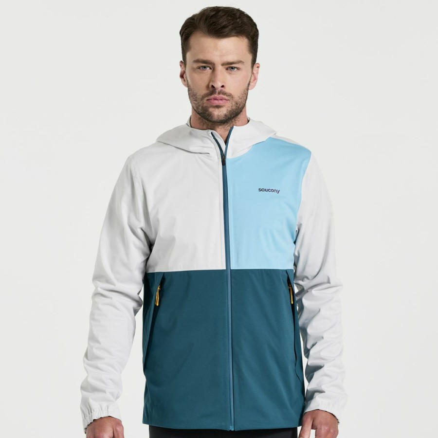 Clothing * | Saucony Special Offers Men'S Boulder Drizzle Jacket