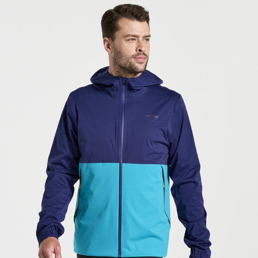 Clothing * | Saucony Less Expensive Men'S Boulder Drizzle Jacket