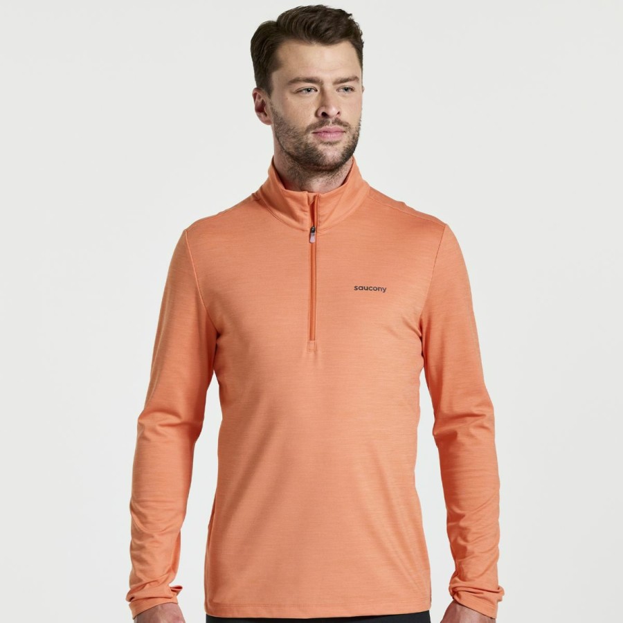 Clothing * | Saucony Less Expensive Men'S Solstice 1/4 Zip