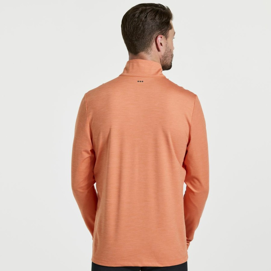 Clothing * | Saucony Less Expensive Men'S Solstice 1/4 Zip