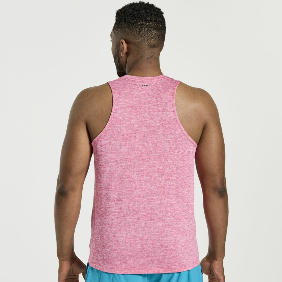 Clothing * | Saucony Promotion Men'S Stopwatch Singlet