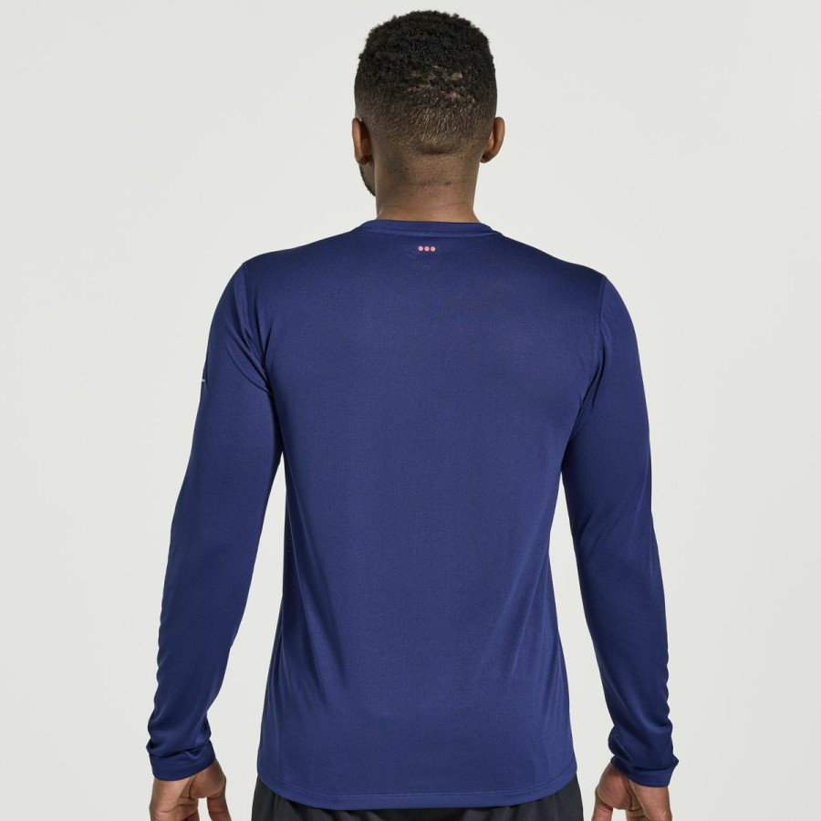 Clothing * | Saucony Wholesale Men'S Stopwatch Graphic Long Sleeve