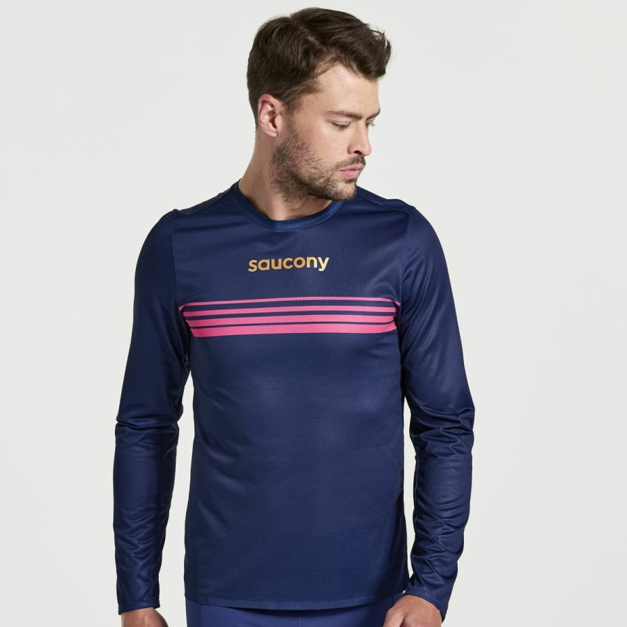 Clothing * | Saucony Wholesale Men'S Elite Long Sleeve