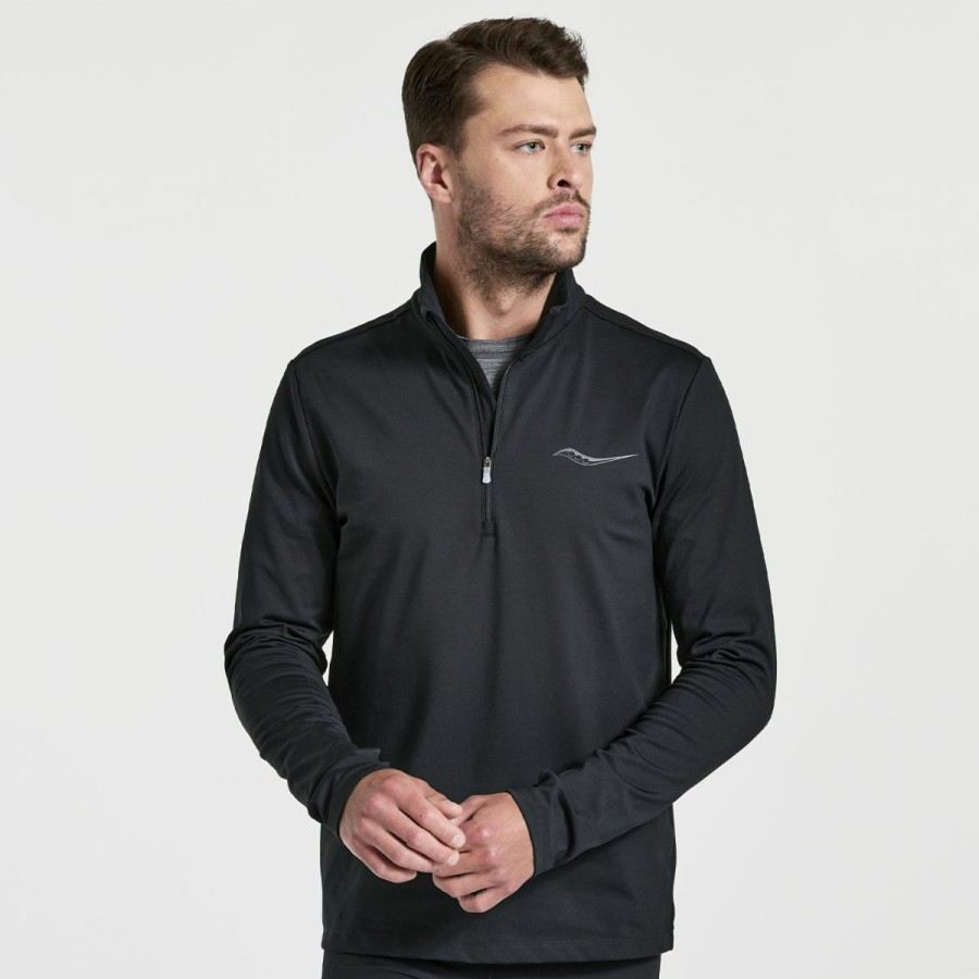 Clothing * | Saucony Less Expensive Men'S Solstice 1/4 Zip