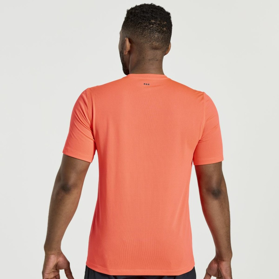 Clothing * | Saucony Featured Men'S Stopwatch Short Sleeve