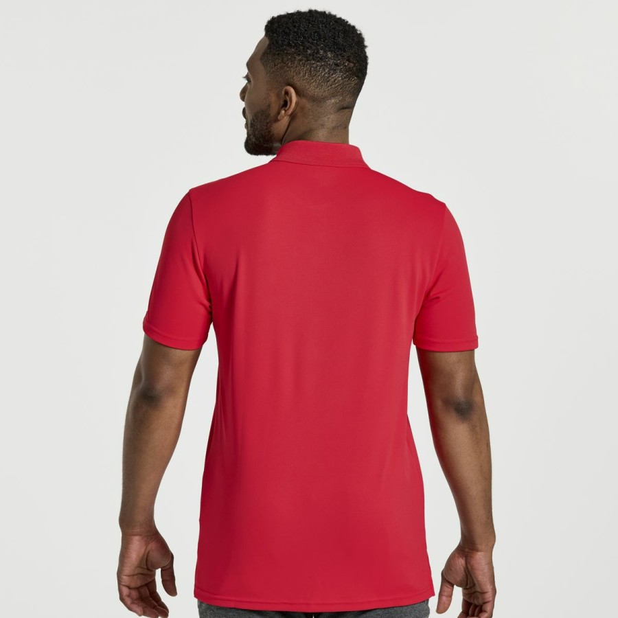 Clothing * | Attractive Men'S Saucony Polo Shirt