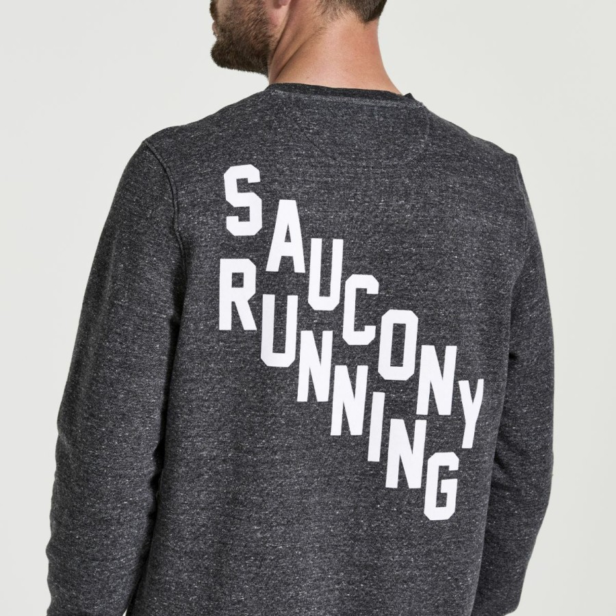 Clothing * | Saucony Discount Men'S Rested Crewneck