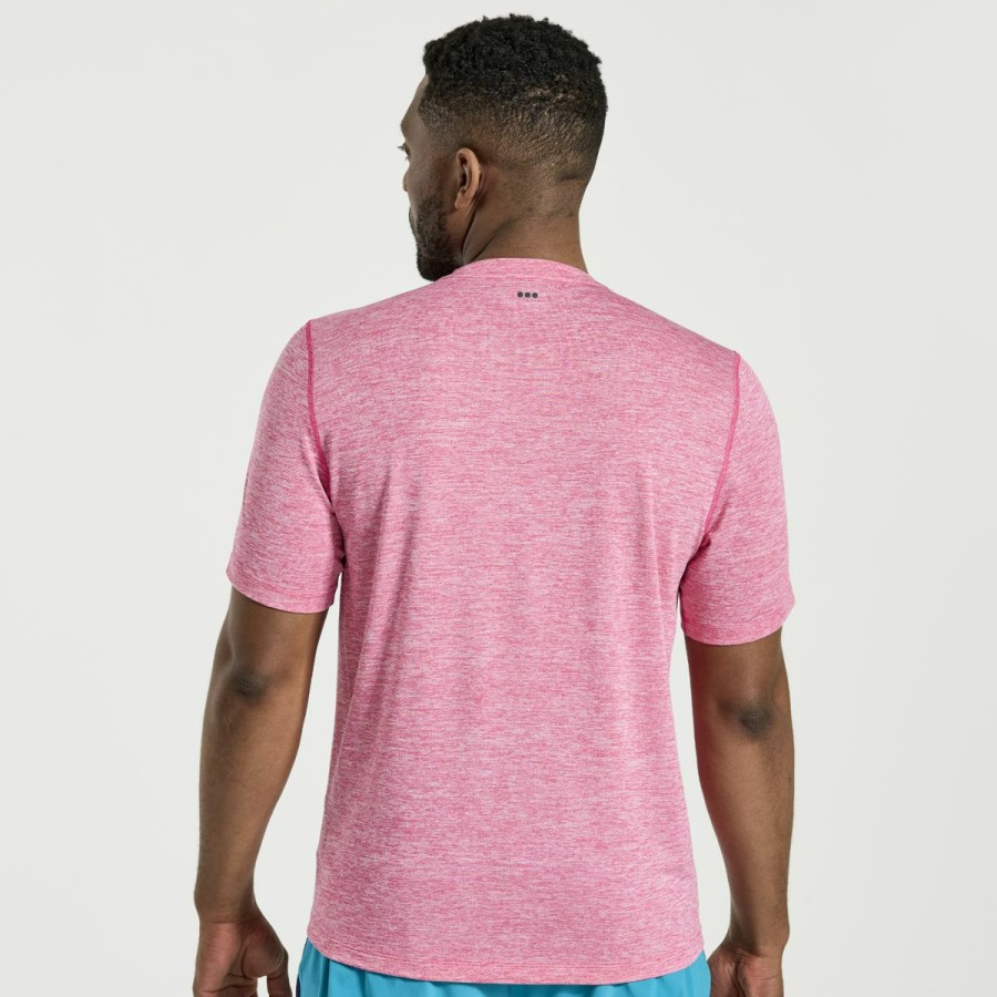 Clothing * | Saucony Cheap Online Men'S Stopwatch Short Sleeve