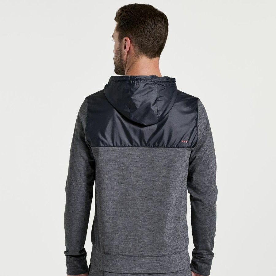 Clothing * | Saucony Crazy Deals Men'S Solstice Zip Hoody