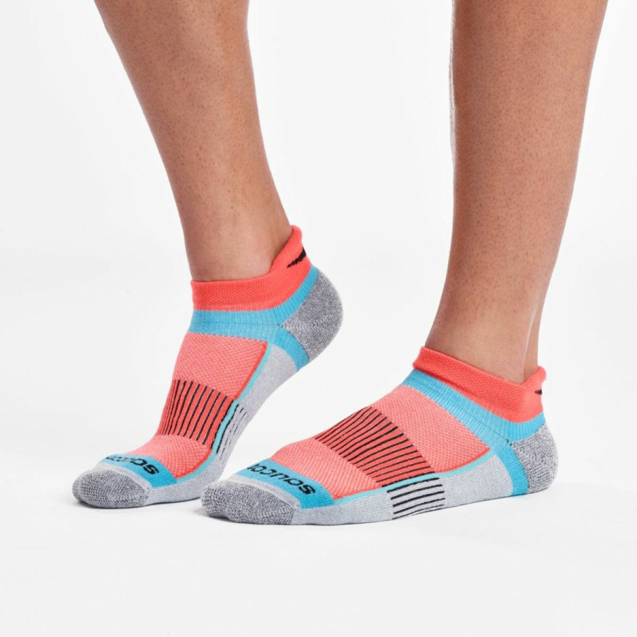 Clothing * | Saucony Less Expensive Inferno No Show Tab 3-Pack Socks