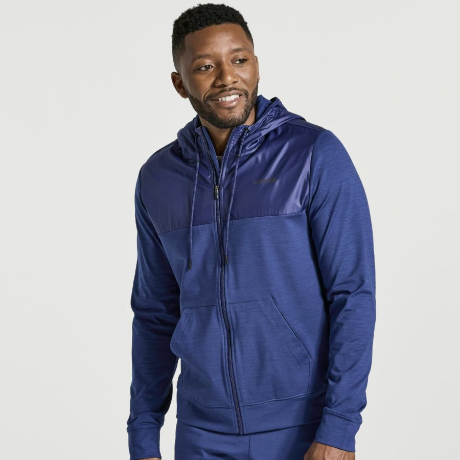 Clothing * | Saucony Less Expensive Men'S Solstice Zip Hoody