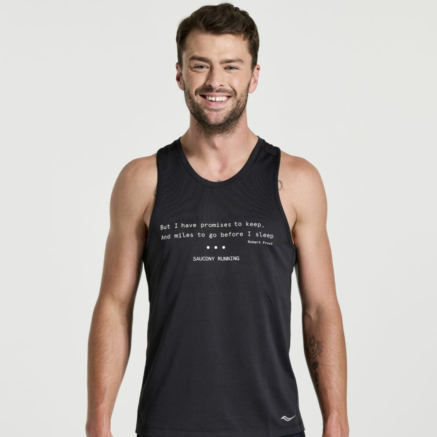 Clothing * | Saucony Wholesale Men'S Stopwatch Singlet