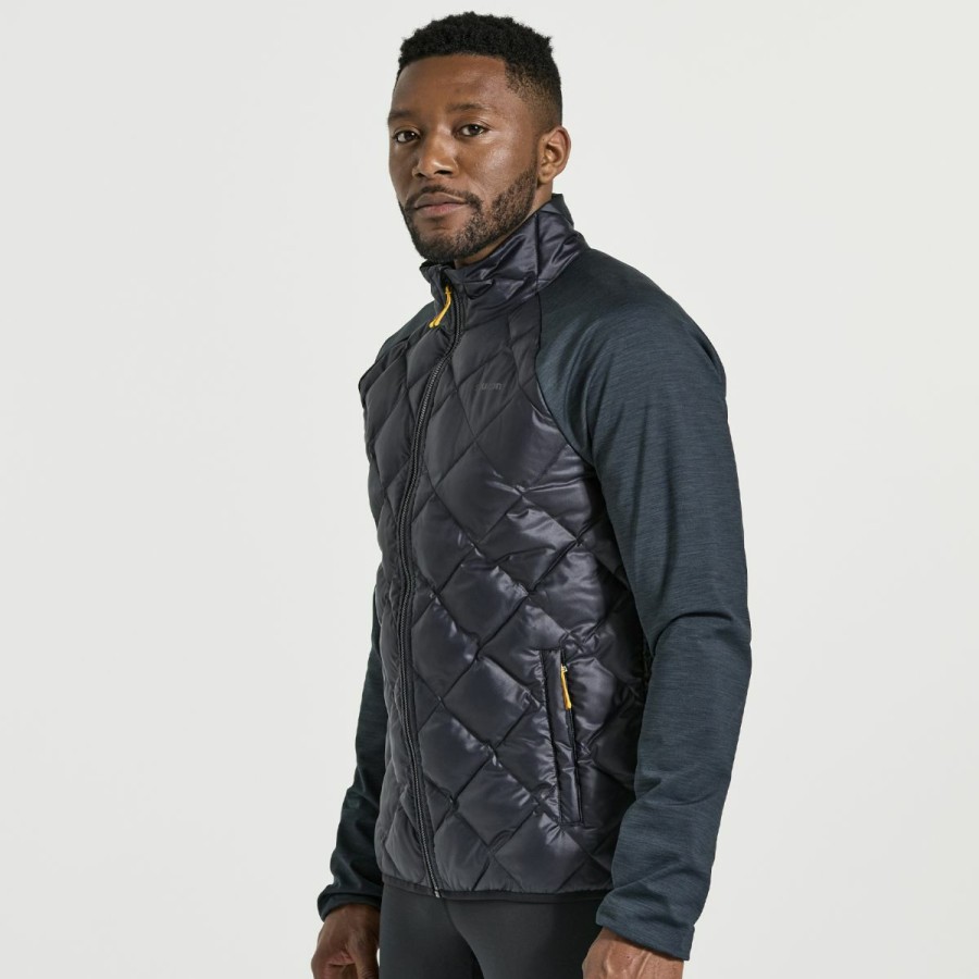 Clothing * | Saucony Featured Men'S Boulder Oysterpuff Jacket