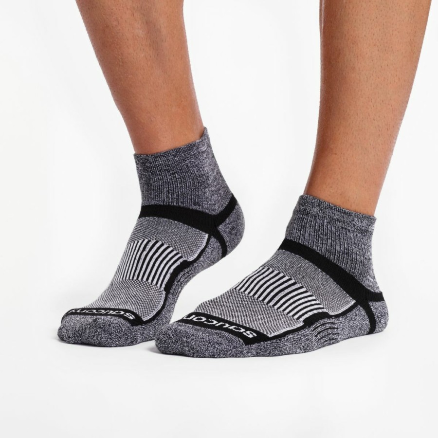 Clothing * | Saucony Crazy Deals Inferno Quarter 3-Pack Socks