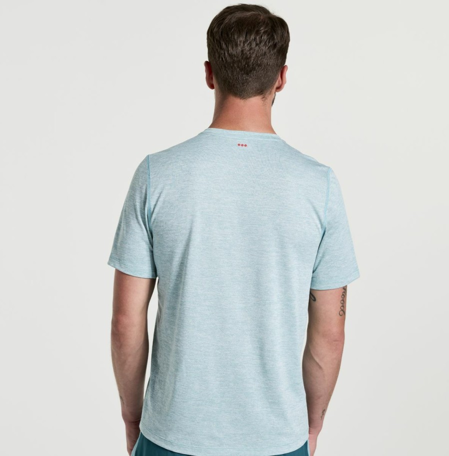 Clothing * | Saucony Crazy Deals Men'S Stopwatch Short Sleeve