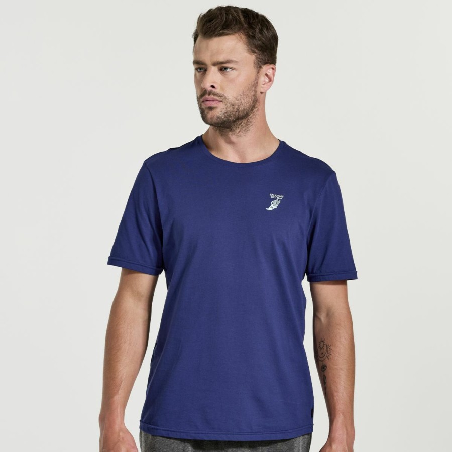 Clothing * | Saucony Lower Prices Men'S Rested T-Shirt