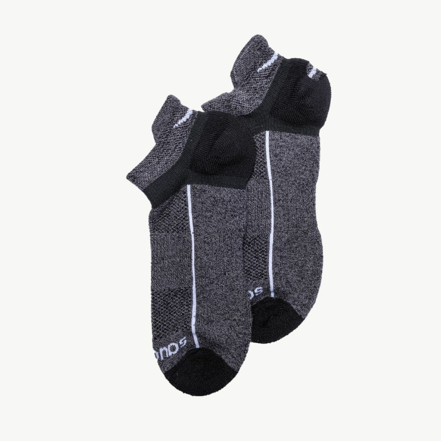 Clothing * | Saucony Cheap Online Men'S Inferno Merino Wool Blend No Show 3-Pack Sock