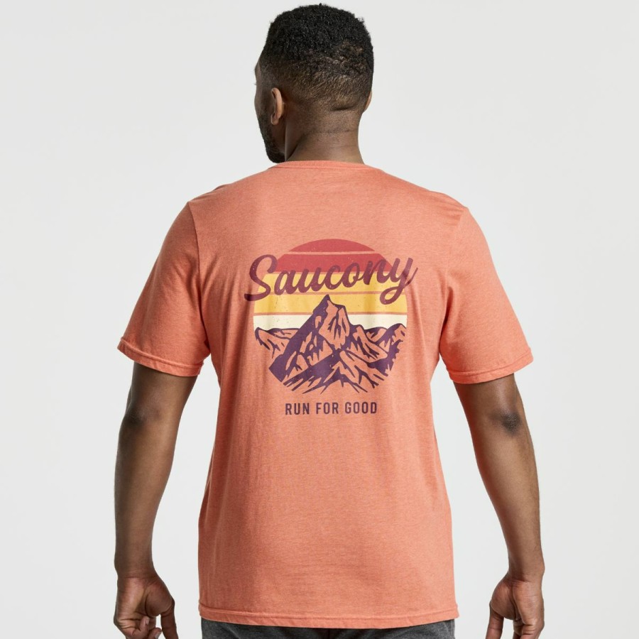 Clothing * | Saucony Featured Men'S Rested T-Shirt