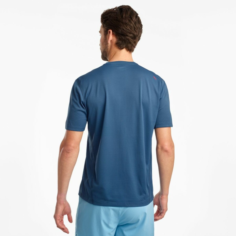 Clothing * | Saucony Wholesale Men'S Stopwatch Short Sleeve