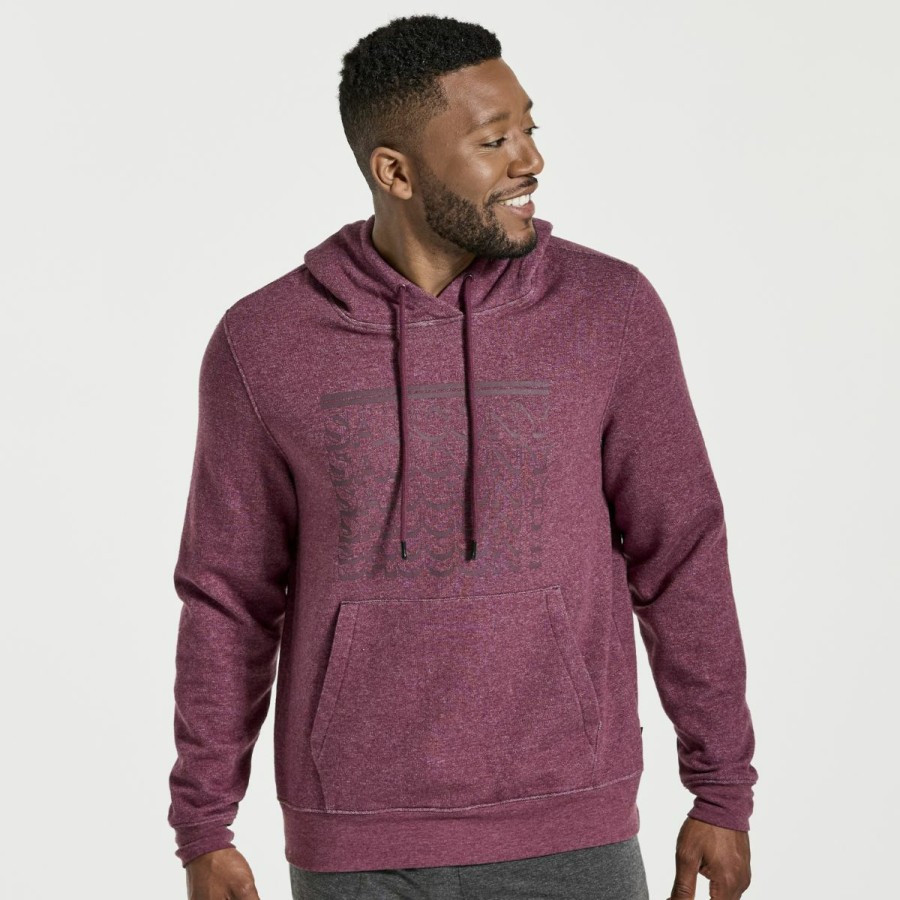 Clothing * | Saucony Crazy Deals Men'S Rested Hoodie